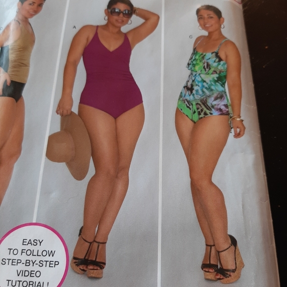 MIMI G STYLE PLUS SIZE SWIMSUIT PATTERN - Picture 8 of 10